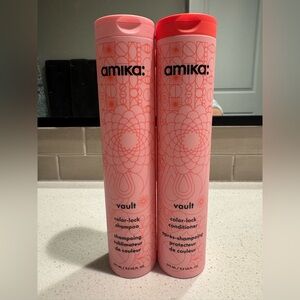 amika Pink Vault Color-Lock Shampoo and Conditioner Set